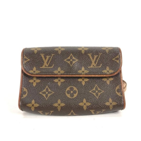 LOUIS VUITTON M51855 Monogram Pochette Florentine Body bag, belt bag Waist Pouch - Picture 1 of 15